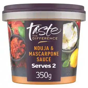 Sainsbury's Sainsbury's nduja & mascarpone sauce, taste the difference 350g (serves 2) offer