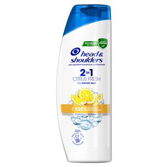 Sainsbury's Head & shoulders citrus fresh anti-dandruff 2 in 1 shampoo 400ml offer
