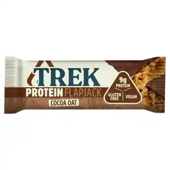 Sainsbury's Trek cocoa oat protein flapjack 50g offer