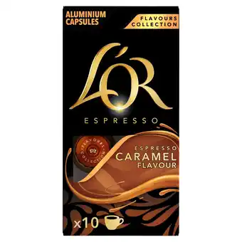 Sainsbury's L'or aluminium espresso caramel flavour capsules 52g offer