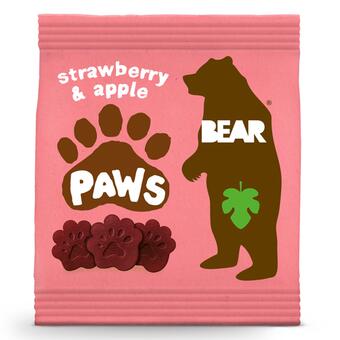 Sainsbury's Bear paws fruit shapes strawberry & apple 20g offer
