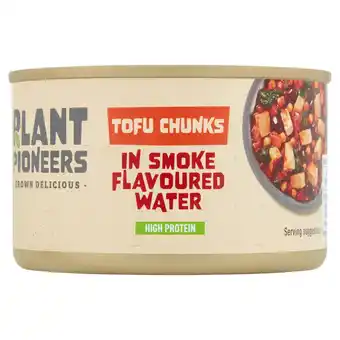 Sainsbury's Plant pioneers tofu chunks in smoke flavoured water 225g offer