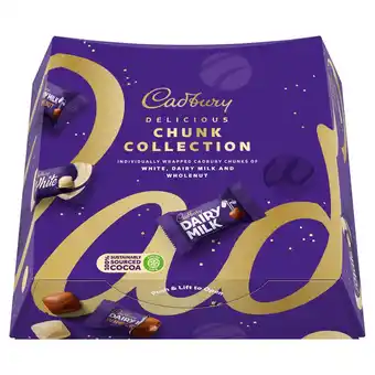 Sainsbury's Cadbury delicious chunk chocolate collection carton 243g offer