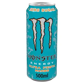 Sainsbury's Monster energy ultra fiesta mango 500ml offer