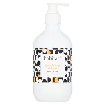 Sainsbury's Habitat burnt orange and rose hand wash 500ml offer