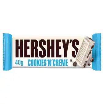 Sainsbury's Hershey's cookies n creme bar 40g offer