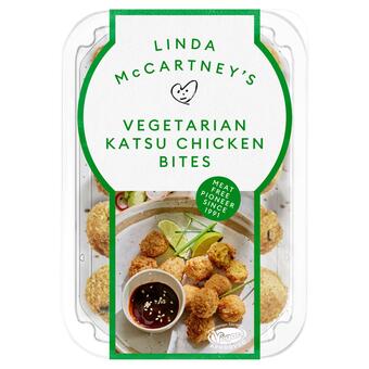 Sainsbury's Linda mccartney's vegetarian katsu chicken bites 160g offer