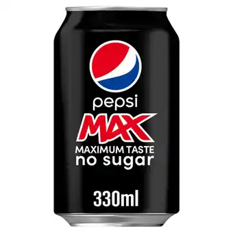 Sainsbury's Pepsi max 330ml offer