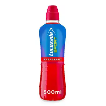 Sainsbury's Lucozade sport raspberry 500ml offer