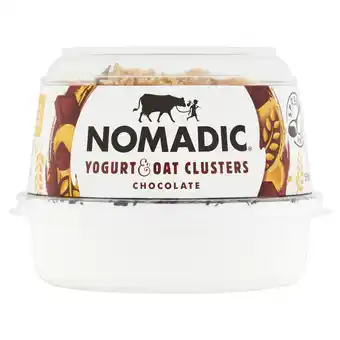 Sainsbury's Nomadic oat clusters & natural yogurt, chocolate 169g offer