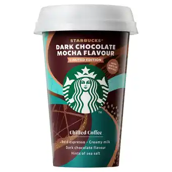 Sainsbury's Starbucks dark chocolate mocha flavour chilled coffee, limited edition 220ml offer