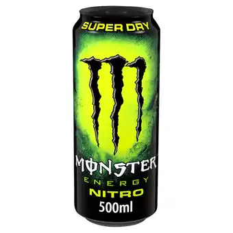 Sainsbury's Monster energy nitro 500ml offer