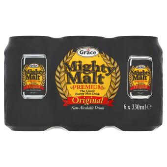 Sainsbury's Grace mighty malt premium original non-alcoholic drink 6x330ml offer