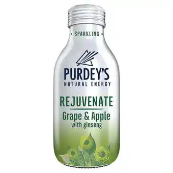 Sainsbury's Purdey's rejuvenate natural energy drink 330ml offer