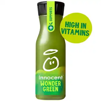Sainsbury's Innocent plus wonder green, apple & pear juice 330ml offer
