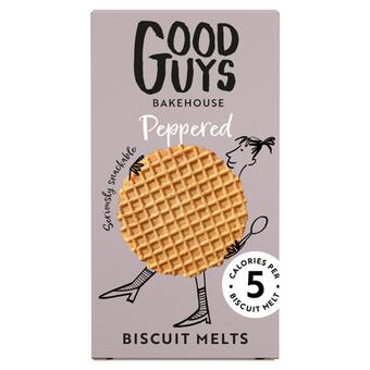 Sainsbury's Good guys bakehouse peppered biscuit melts 50g offer