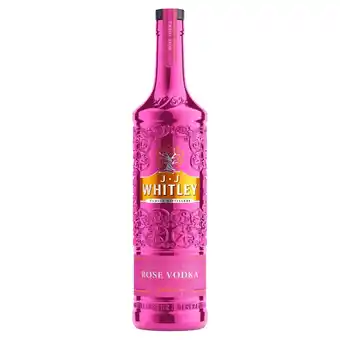 Sainsbury's J.j whitley pink rose vodka 70cl offer