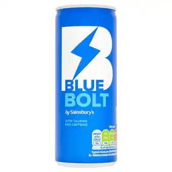 Sainsbury's Sainsbury's blue bolt 250ml (sugar levy applied) offer