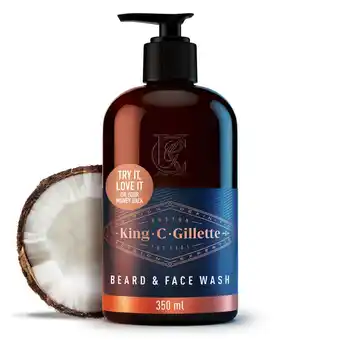 Sainsbury's King c gillette men’s beard and face wash, 350 ml offer