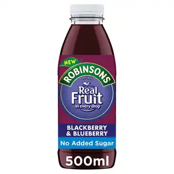 Sainsbury's Robinsons ready to drink blackberry & blueberry juice drink 500ml offer