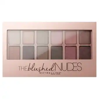 Sainsbury's Maybelline blushed nudes palette offer