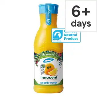 Tesco Innocent orange juice smooth 900ml offer