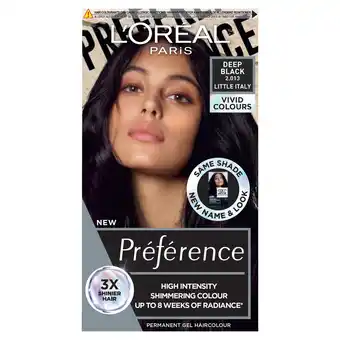 Tesco L'oreal paris preference deep black offer
