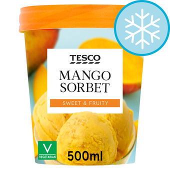 Tesco Tesco mango sorbet 500ml offer