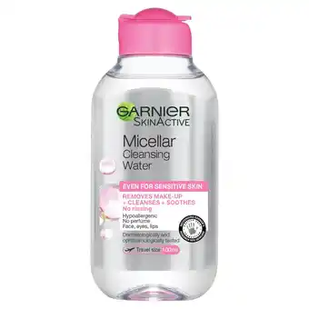 Tesco Garnier micellar cleansing water 100ml offer