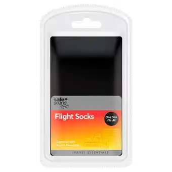 Tesco Safe and sound flight socks offer