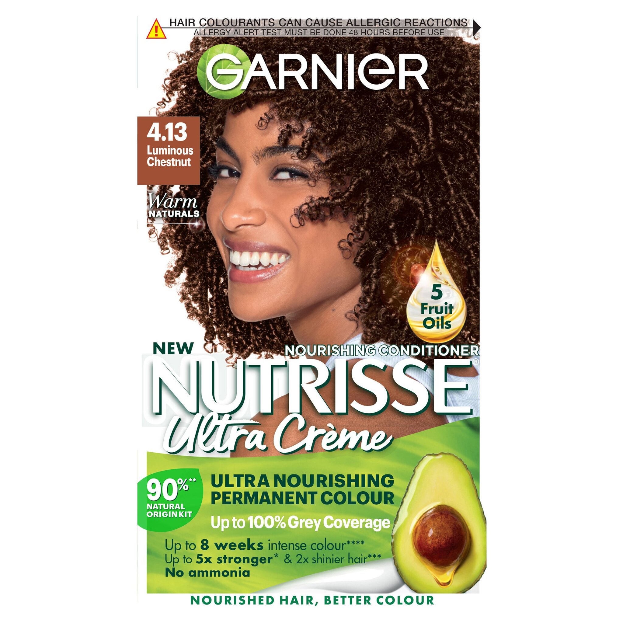 Garnier nutrisse luminous chestnut permanent hair dye offer at Tesco Garnier nutrisse luminous chestnut permanent hair dye offer at Tesco
