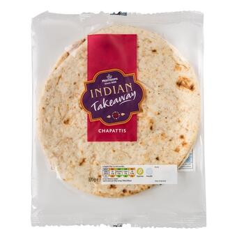 Morrisons Morrisons indian takeaway chapattis offer