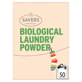 Morrisons Morrisons savers biological laundry powder offer