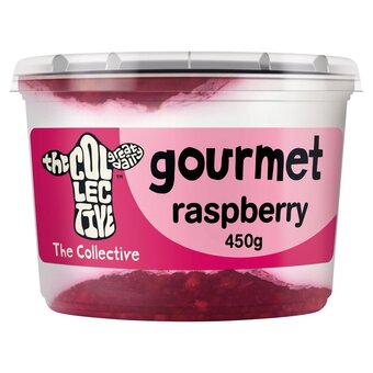 Morrisons The collective raspberry gourmet greek-style yogurt offer