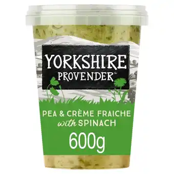 Morrisons Yorkshire provender pea spinach and mint soup offer