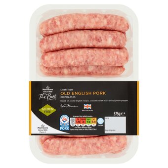 Morrisons Morrisons the best 12 old english chipolatas offer