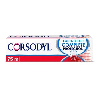 Morrisons Corsodyl complete protection gum care toothpaste extra fresh offer