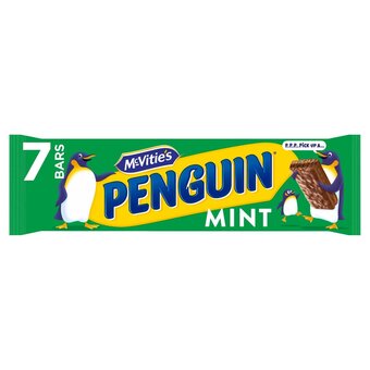 Morrisons Mcvities penguin mint chocolate biscuit bar offer