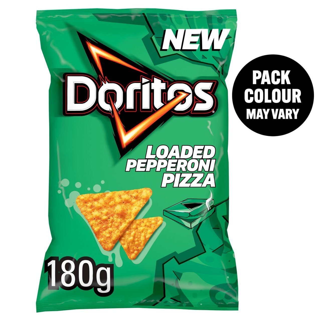 Doritos loaded pepperoni pizza tortilla chips offer at Morrisons