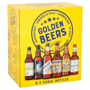 Morrisons Golden ales mixed pack beers offer