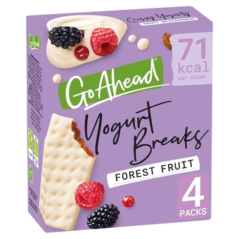 Morrisons Go ahead yoghurt breaks forest fruit snack bars offer