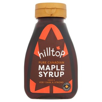Morrisons Hilltop very dark maple syrup 230g offer