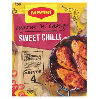 Morrisons Maggi juicy sweet chilli halloumi herb and spice seasoning mix offer