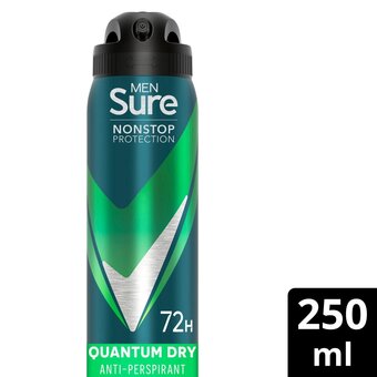 Morrisons Sure for men quantum dry anti perspirant nonstop deodorant offer