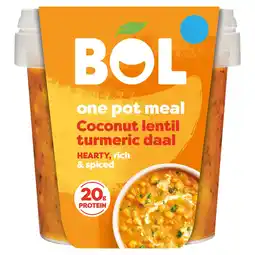 Morrisons Bol one pot meal creamy coconut turmeric daal offer