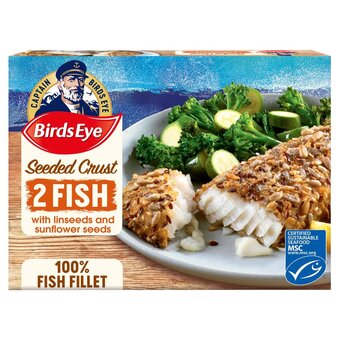 Morrisons Birds eye 2 fish fillets with linseeds offer