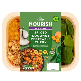 Morrisons Morrisons nourish south indian vegetable curry with rice offer