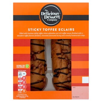Morrisons The delicious dessert company sticky toffee eclair offer