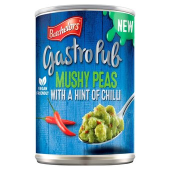 Morrisons Batchelors gastro pub mushy peas with a hint of chilli offer