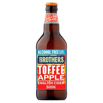 Morrisons Brothers alcohol free toffee apple cider offer